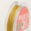Alambre para Ensartar Perlas Japonesas, Alambre de Acero Chapado en Oro para Collares y Pulseras de Joyería, Accesorios DIY Chapados en Oro de 14K, Alambre Especial para Ensartar Perlas