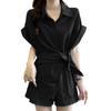 Traje Súper Bonito Estilo Coreano para Mujer en Verano, Aspecto Adelgazante, Cubre el Vientre, Reduce la Edad, Generoso y Elegante, un Conjunto Completo de Shorts y Conjunto de Dos Piezas