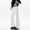 Pantalones Acampanados Estilo Americano para Hombre, Longitud Extendida para Personas Altas, Pantalones Casuales, Marca Trendy Oversize, Temporada de Verano