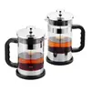 Prensa Francesa de Vidro Espesso Resistente ao Calor Filtro de Aço Inoxidável Cafeteira Doméstica Filtro Prensa Cafeteira Manual Pour-Over Filtro