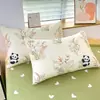 Nuevo Modelo 2025 Juego de Cama de Cuatro Piezas para Todas las Estaciones, Sábana, Funda de Edredón, Funda de Colcha, Juego de Cama Individual de Tres Piezas para Dormitorio Estudiantil