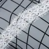 [Spot] Encaje geométrico elástico de 4 cm, moda 2021, encaje de boda hueco francés, venta al por mayor