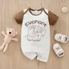 Mono de verano para bebé ins de manga corta súper lindo de animalitos pequeños ropa de gateo khayi ropa de verano fina venta al por mayor