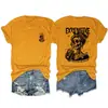 Comercio Exterior Transfronterizo de Amazon Caro Difícil y Moda de Verano Nueva Tendencia Ropa de Mujer de Manga Corta