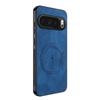 Funda Magnética para Teléfono Google Pixel11Pro con Patrón de Cuero Nappa y Conector Lightning, Funda Pixel10 Anticaídas, Funda Pixel9