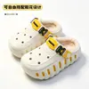 Pantuflas de Algodón Impermeables para Niños y Niñas, Pantuflas Cerradas de Invierno para Interior en Casa, Zapatos de Algodón Felpudo Grueso Antideslizantes para Padres e Hijos
