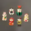Ímã de Geladeira Gato Japonês Zakka de Mercearia Decorações Artesanais Fofas Pão Loja de Café Decoração Pequenos Enfeites de Resina