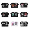 Transfronterizo Hellstar Hellstar Verano Nuevo Marca de Moda Europea y Americana Camiseta de Manga Corta Holgada para Hombre y Mujer Nfc