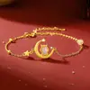 Pulsera Original Xingyue Caballo Lindo para Mujer, Plata Pura, Tendencia China, Nuevo Estilo Chino, Pulsera de Oro Antiguo con Jade Hetian, Joyería del Zodiaco del Año del Caballo