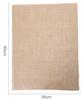 Gran oferta de decoración navideña para bodas europeas y americanas, artesanía artesanal DIY, pieza de lino cuadrada redonda retro, soporte para el cabello de generación