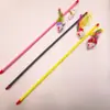 Vara de Brinquedo para Gato com Pena de Rato Autoentretenimento Alívio do Tédio Brinquedo para Gato Interativo Varinha de Madeira Brinquedo para Pet Varinha de Brinquedo de Pelúcia Atacado