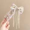 Pinza Plátano Plisada Vertical con Lazo Floral para Cola de Caballo de Verano 2026 Nuevos Pasadores para la Parte Posterior de la Cabeza Accesorios para el Cabello