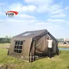 Barraca inflável de luxo modular para acampamento ao ar livre acampamento restaurante combinação livre à prova de chuva instalação gratuita barraca atacado