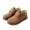 Zapatos de Algodón con Velcro para Mujer Otoño/Invierno Diseño de Bordado Retro Ligeros de Suela Plana Fuente Mayorista de Segundo Nivel para Supermercados Zapatos Versátiles