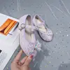 Zapatos de Cuero para Niñas 2026 Primavera/Verano Nuevos Zapatos Infantiles Planos de Princesa Soñadora Elegantes Zapatos Planos para Bebé de Suela Suave para Niñas Pequeñas
