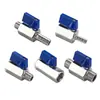 Válvula de Esfera Mini em Aço Inoxidável 304 Rosca Interna e Externa Mini Micro Torre de Alta Pressão Rosca Interna Válvula Pequena 6 Pontos 4 Pontos 1 Polegada