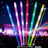 Suministro del Fabricante 48cm Tamaño Mediano Palo Luminoso Festival de Música Portátil Luz Electrónica Palo de Animación Colorido Parpadeante