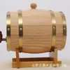Barril de Vino Original de Madera de Pino para Vino, Vino Tinto, Vino Blanco, Caja de Vino a Granel, Contenedor Sencillo de Madera para Almacenamiento de Vino, Embalaje de Vino en Barril de Madera