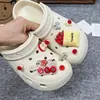 Accesorios de Resina de Manzana Tomate Estilo Mismo de Xiaohongshu Más Vendidos Accesorios para Zuecos DIY Fabricante Venta Directa de Fábrica al por Mayor