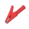 Grampos Jacaré Totalmente Isolados 30A Fio de Cobre Niquelado Grampos de Tamanho Médio com Soquete de 4mm Grampos Revestidos de Alta Tensão Grampos de Teste