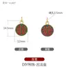 Cuentas de arena dorada antiguas esmalte étnico azul quemado cuentas con cuentas pulsera DIY pulsera con cuentas accesorios accesorios