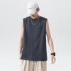 Chal de Color Sólido para Hombre Verano Delgado de Moda Marca Fitness Sin Mangas Chaleco Camisa Base Camiseta de Manga Corta para Hombre