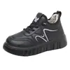 Zapatos Casuales Retro Nuevos de Otoño e Invierno para Mujer Suela Gruesa Acolchados de Terciopelo Piel Sintética Zapatos de Algodón Suela Suave Cómoda con Cordones Zapatos para Mamá