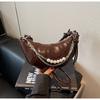 Bolsos de Nicho Transfronterizos para Mujer Primavera 2026 Nueva Moda Elegante Bolso Croissant de Moda Bolso Dumpling Bolso de Hombro Cruzado