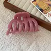 Nuevo Pasador de Pelo de Calabaza de Gama Alta para Primavera y Verano con Hebilla de Mariposa Curva Simple, Pinza de Tiburón Grande para Cabello Grueso, Accesorio para el Cabello de Mujer