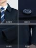 Ropa Exterior de Lana para Hombre Invierno Engrosado Seguro Banco Recepción Escritorio Delantero Peto de Lana Ropa Exterior de Lana Ropa de Hombre de Negocios