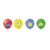 Decoración Creativa para Fiesta de Cumpleaños Tema Mario Borde Suministros Banner Bandera para Pastel Set de Globos Transfronterizo