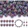 Cuentas de Cerámica Suave Shambhala de 10 mm con Agujero Recto Pulsera Redonda de Cerámica Suave Pulsera DIY Accesorios para Joyería