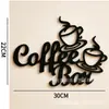 Metal Hierro Taza de Café Decoración de Pared Letrero de Arte Decoración de Pared de Taza de Café Manualidades Pared de Fondo Pared de Cocina Colgante de Pared Silueta