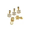 Colgante de gota de circonita, collar de perlas, colgante de gota para pulsera, accesorios para joyería DIY