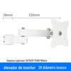 Suporte de monitor para exportação no atacado, braçadeira de instalação, sem perfuração, suporte de monitor de computador de mesa, rotação 360