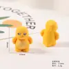 Resina Tridimensional Pequeño Dragón de Leche Lindo Descompresión Escritorio Coche Pequeños Adornos Cadena DIY Llavero Material al por Mayor