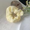 Tecido Liso Cor Morandi Estilo Coreano Acessórios de Cabelo Estilo Ins Gaze Bolha Elástico de Cabelo Flor de Cabelo Elegante Scrunchie