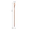 Cuchara Mezcladora de Acero Inoxidable 304 Estilo Japonés Tenedor para Pastel de Luna Cuchara Pequeña para Café Mango Largo Postre Miel Cuchara Mezcladora Palillo para Vino