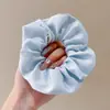 Scrunchie Doce Estilo Francês para Mulheres, Elástico de Cabelo Versátil Plissado de Cetim de Alta Qualidade para Rabo de Cavalo e Coque