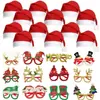 Artículos Populares de Venta Caliente en Stock de Fábrica, Envío Directo, Artículos Populares de Comercio Exterior Transfronterizo, Accesorios de Decoración Navideña, Gafas para Fiesta Navideña