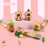 Muñeco Llavero Capibara Llavero Creativo Capibara Colgante para Mochila Colgante para Bolso Artículo de Regalo de Puesto de Dibujos Animados para Niños