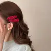 Presilhas de Cabelo de Lã para Outono e Inverno com Toque de Luxo, Presilhas Bb Retrô Exquisitas, Presilhas Laterais Versáteis para Franja, Acessórios de Cabelo para a Parte de Trás da Cabeça