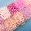 Tubo de Contas de Vidro Mistas para Sementes com 10 Compartimentos Contas para Miçangas Artesanais DIY Pulseira Colar Anel Acessórios de Joias Materiais