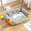 Casa para Gato e Cachorro Cama Quente de Inverno para Pet Tapete para Todas as Estações Dormir Seguro Casa de Gato Especial