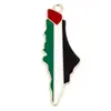 Vendas Diretas do Fabricante Transfronteiriças Bandeira da Palestina Livre Acessórios de Joias DIY para Pendurar Material Liga com Gotejamento de Óleo Lote Misto