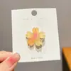 Presilha de Cabelo Infantil Flor Estrela do Mar Tema Oceano para Meninas, Grampo Pinça para Franja Lateral com Atmosfera de Fada Costeira para Fotos