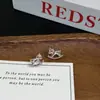 Collar Colgante Caballo Mecedora con Hielo Triturado para Mujer 2025 Nuevo Estilo Cadena de Cuello de Alta Gama Pendientes de Lujo Ligero de Nicho Cadena para Clavícula de Moda