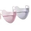 Máscara de Proteção Solar de Seda de Gelo para Mulheres, Anti-UV, Aparência Elegante, Verão, Fina, Respirável, Máscara Facial de Novo Estilo para o Verão