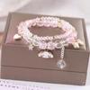 Pulsera Estudiante Pulsera Wholesale Pulsera Infantil Con Cuentas Cristal Femenina Linda Estudiante BFF Niña Moda Princesa