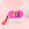 Bolsa de Silicona para Gafas de Dibujos Animados para Mujer, Bolso Portátil, Estuche Protector para Gafas de Sol, Billetera para Monedas, Venta al por Mayor